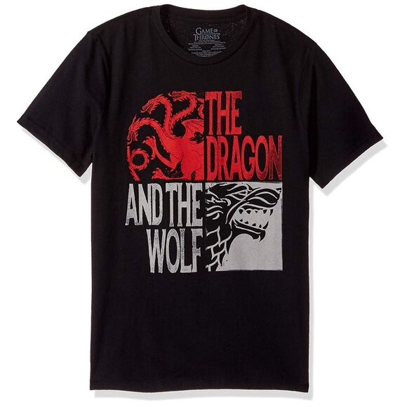Game of Thrones The Dragon and the Wolf T-Shirt - Picture 1 of 1